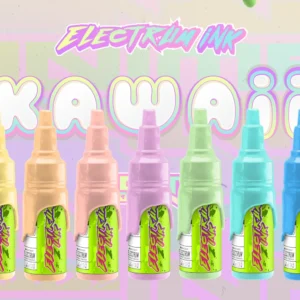 7 Color Kawaii Pastel Tattoo Ink Set